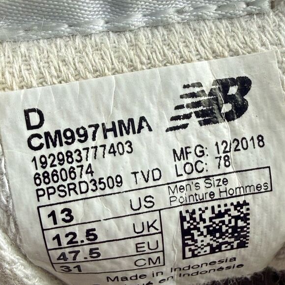 New Balance 997H Mineral Rose athletic sneaker shoes men’s size 13 main image 6